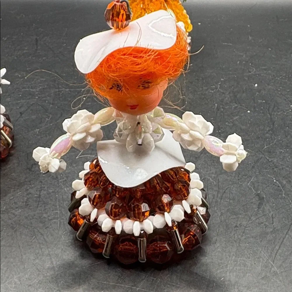 Vintage Halloween Safety Pin Dolls and Snakes